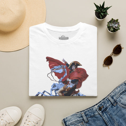 Skeleton Rider T-Shirt — Gothic Napoleonic Horseman Graphic Tee