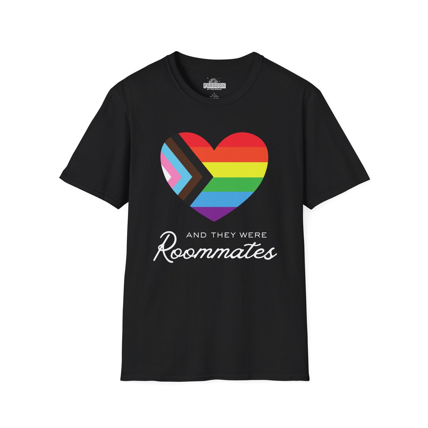 LGBTQIA "And They Were Roommates" Progressive Pride Graphic Tee