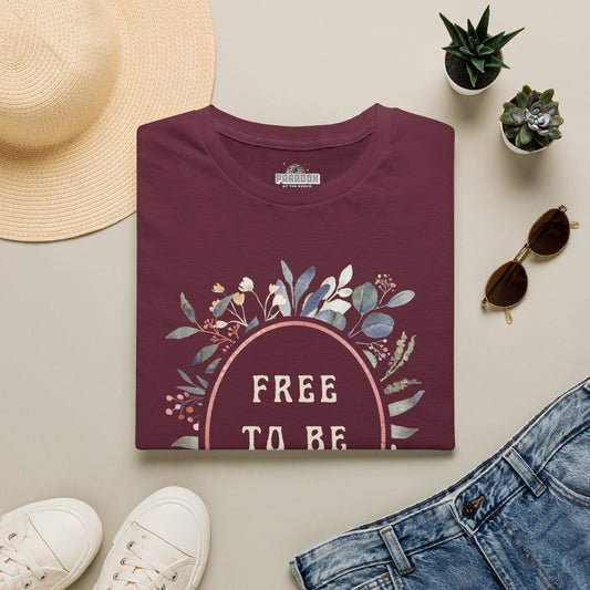 Free To Be Me Floral Graphic Tee