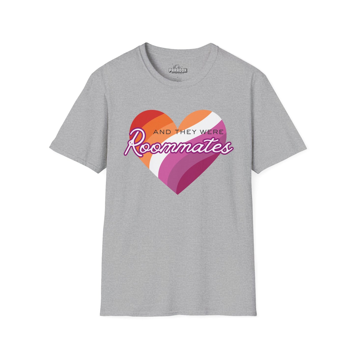 Lesbian "And They Were Roommates" Pride Graphic Tee