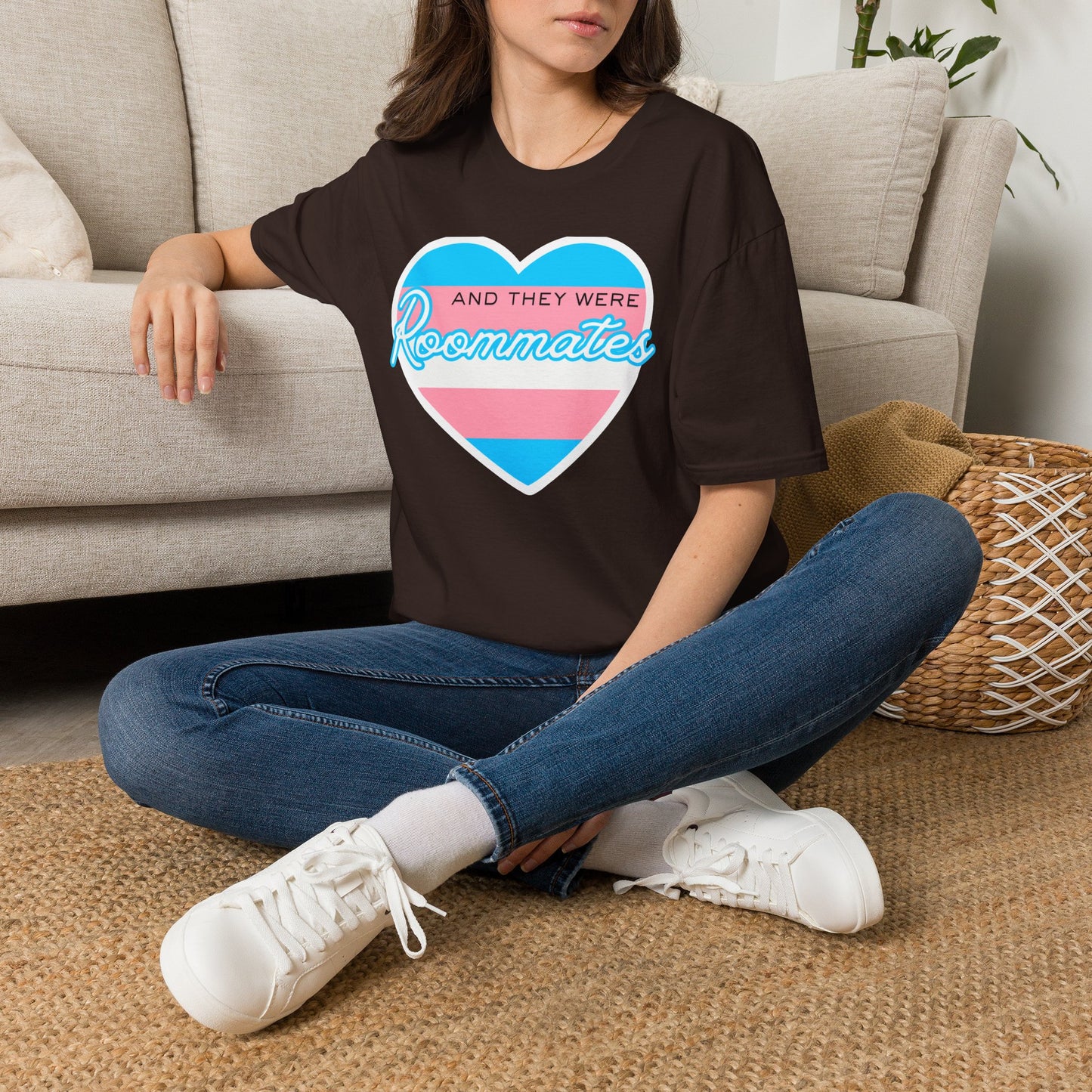 "And They Were Roommates" Transgender Pride Tee