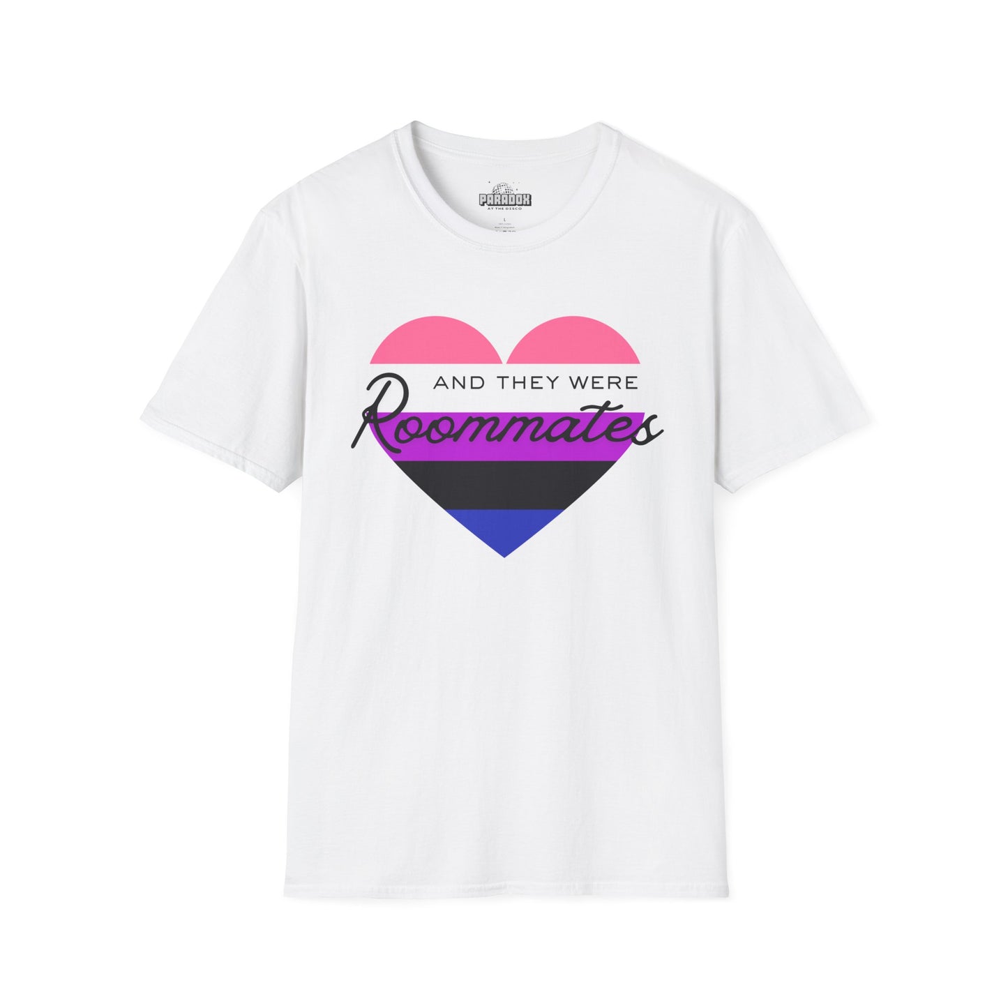 Genderfluid "And They Were Roommates" Pride Graphic Tee