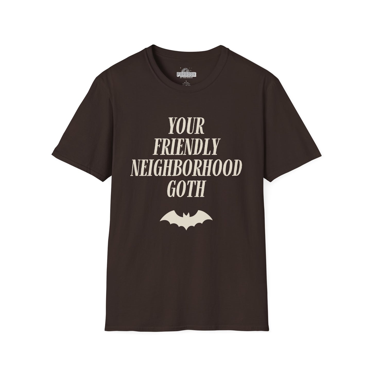 Your Friendly Neighborhood Goth (Bold) - Cute Spooky Graphic Tee