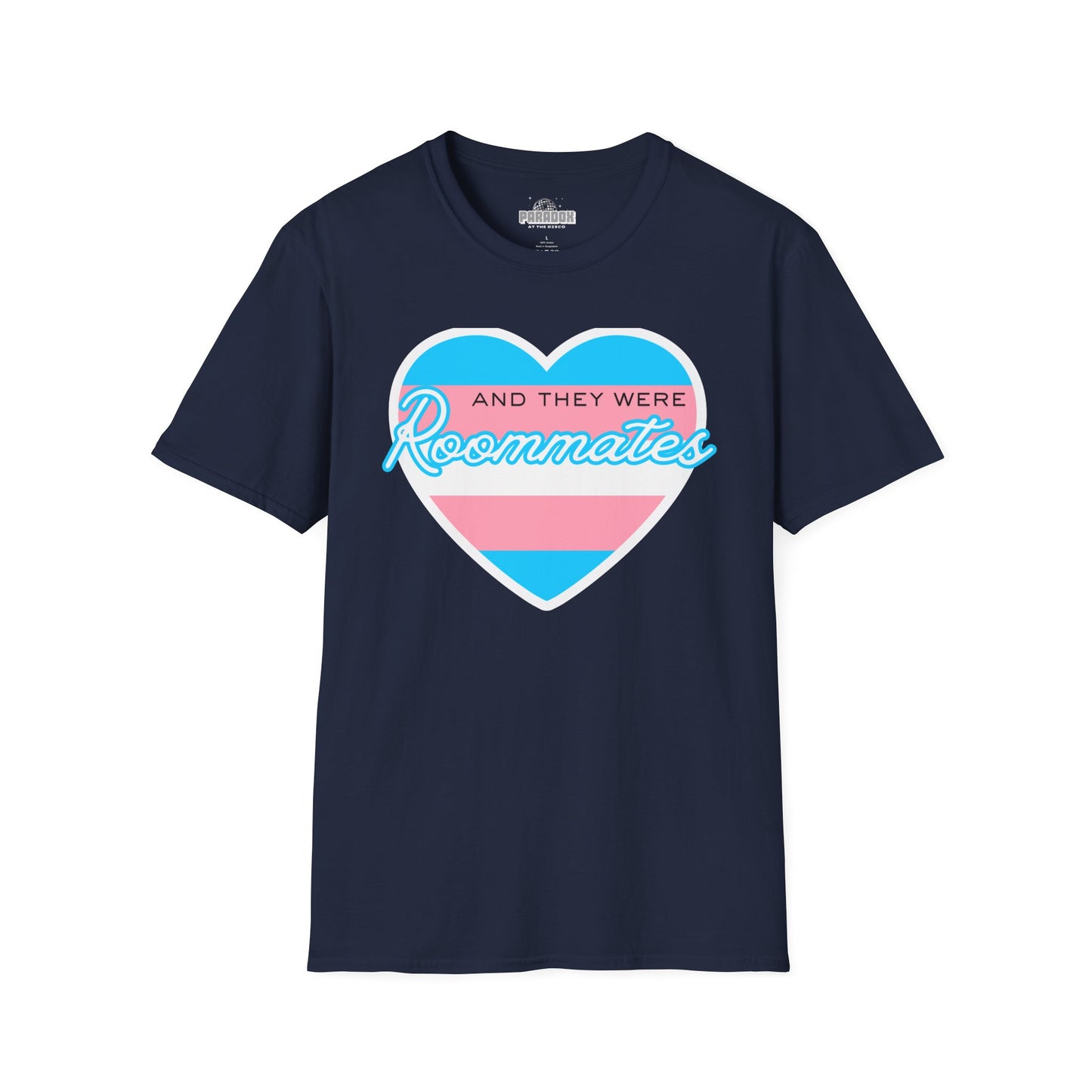 "And They Were Roommates" Transgender Pride Tee