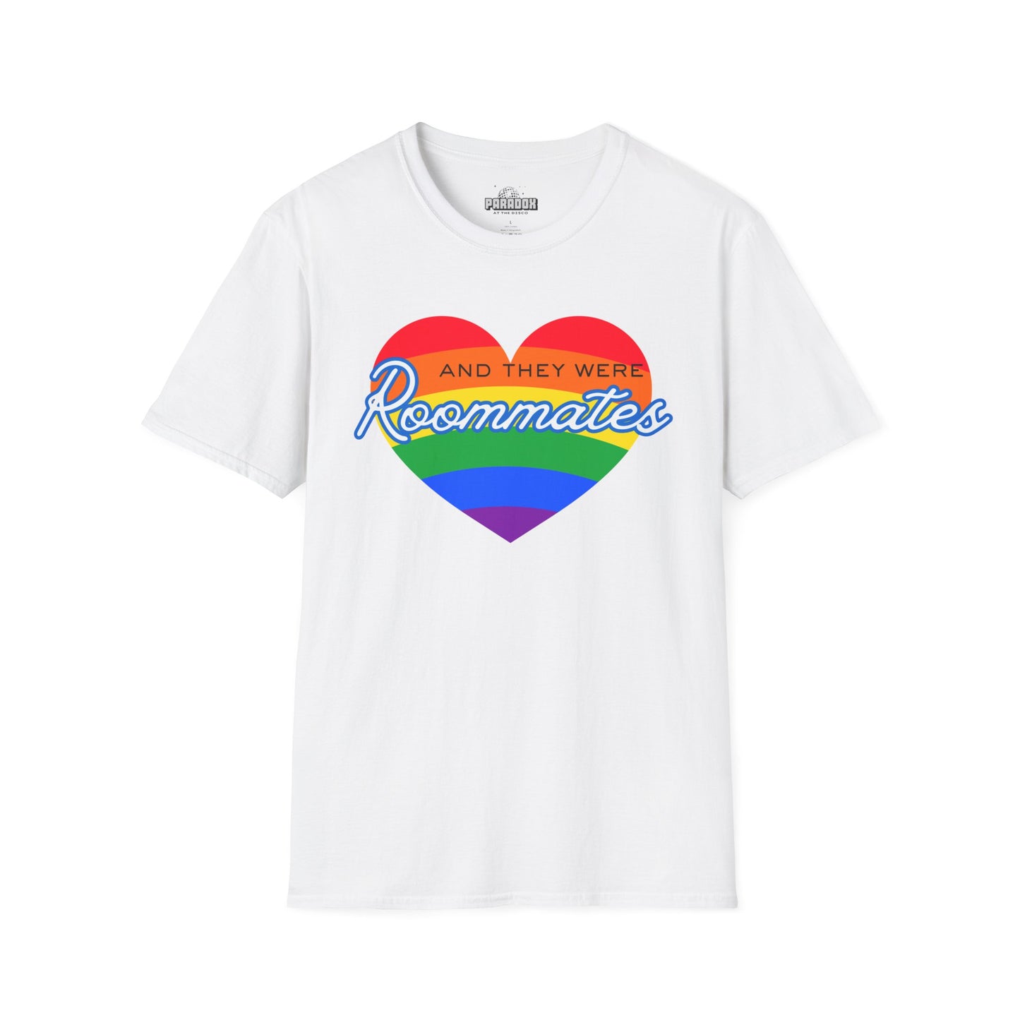 LGBTQIA "And They Were Roommates" Pride Graphic T-Shirt