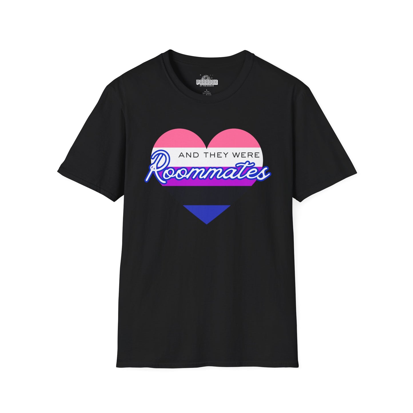 Genderfluid "And They Were Roommates" Pride Graphic Tee