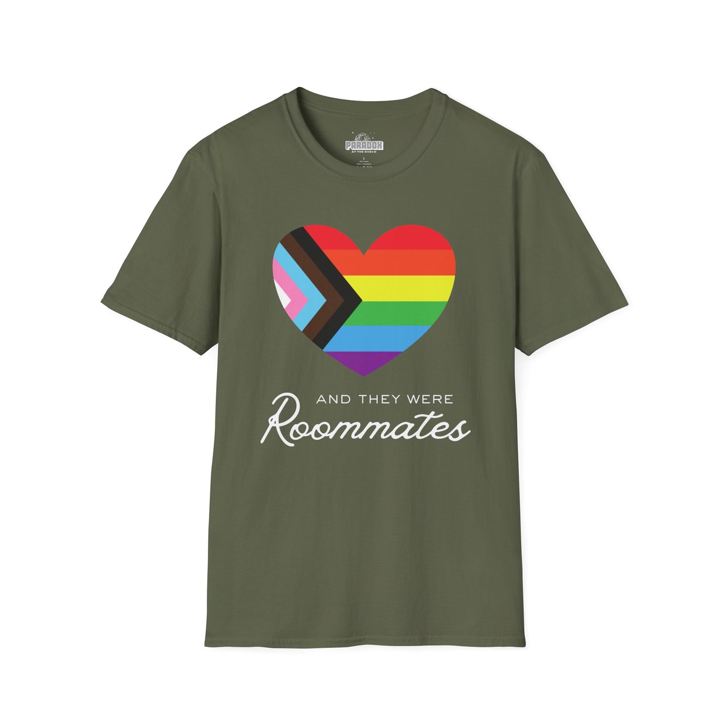 LGBTQIA "And They Were Roommates" Progressive Pride Graphic Tee