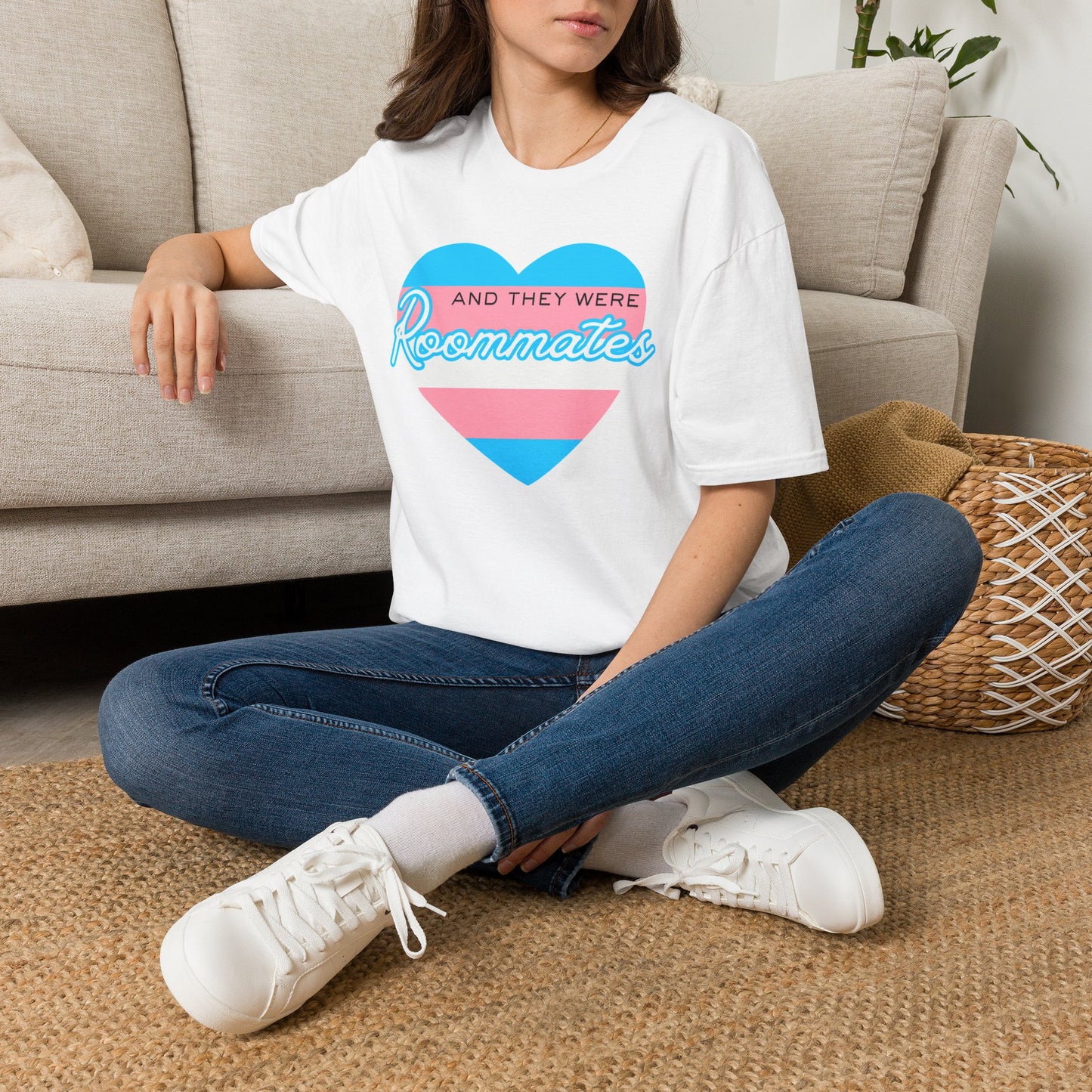 "And They Were Roommates" Transgender Pride Tee