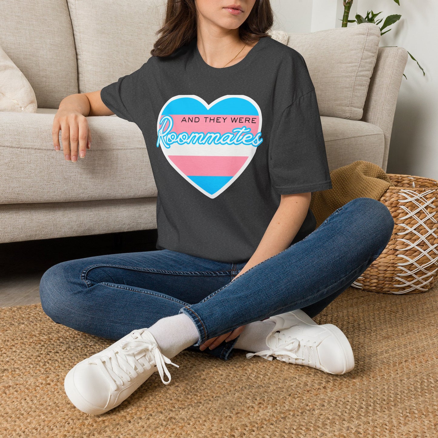 "And They Were Roommates" Transgender Pride Tee