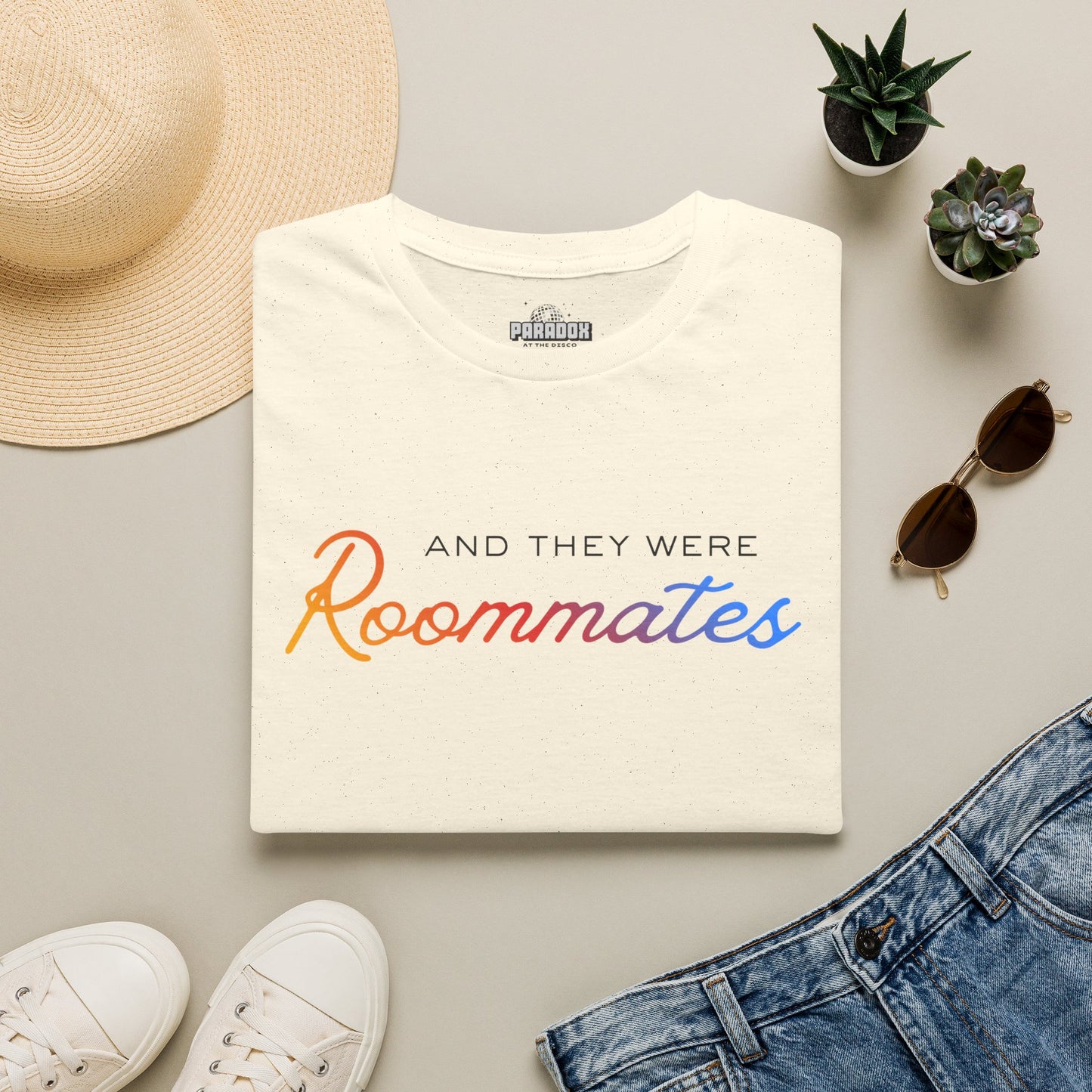 LGBTQIA "And They Were Roommates" Pride Graphic Tee
