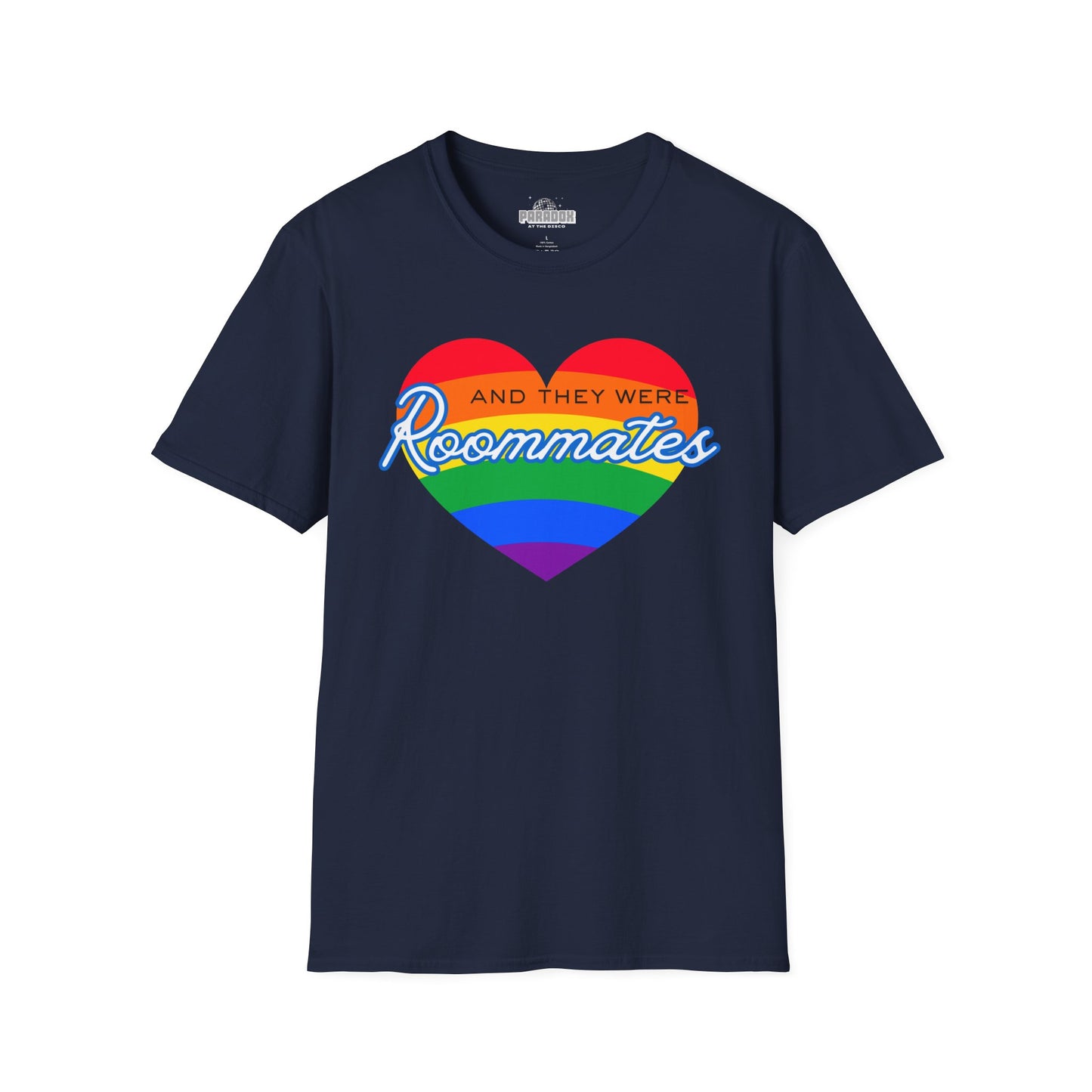LGBTQIA "And They Were Roommates" Pride Graphic T-Shirt